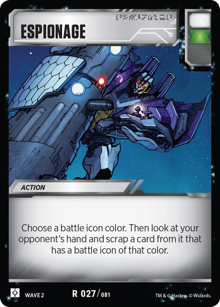 Transformers Trading Card Designer Ken Nagle Talks About Espionage Battle Card