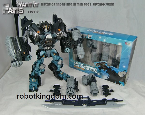 FWI-2 Weapons Upgrade for Leader DOTM Ironhide In-Package Shots