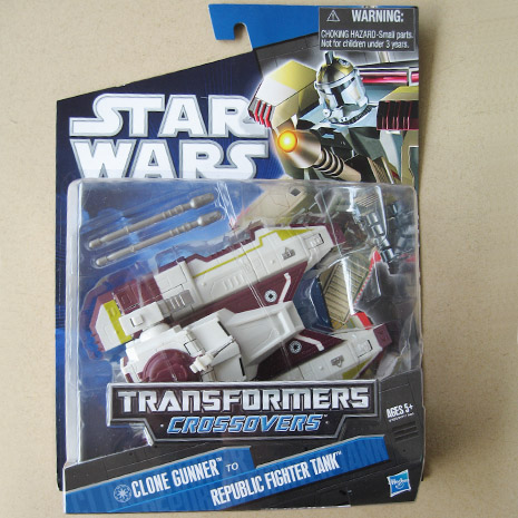 Transformers Star Wars Crossovers Republic Fighter Tank- Mint On Card Image