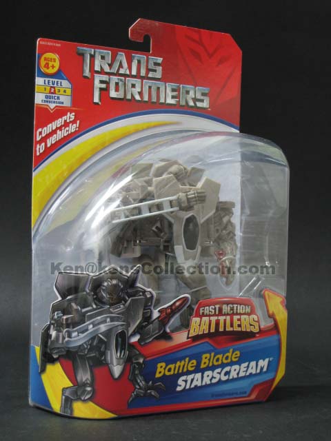 Transformers News: More In package Images of Movie Battle Blade Starscream Movie Fast Action Battlers Starscream