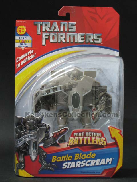 Transformers News: More In package Images of Movie Battle Blade Starscream Movie Fast Action Battlers Starscream