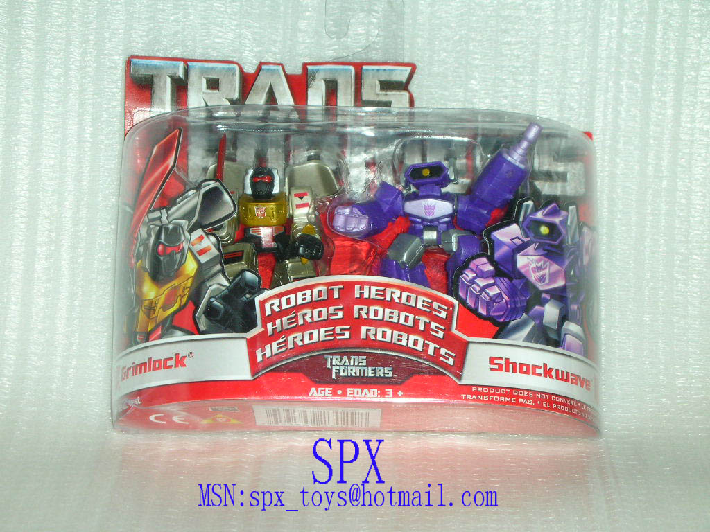 Robot Heroes Grimlock and Shockwave