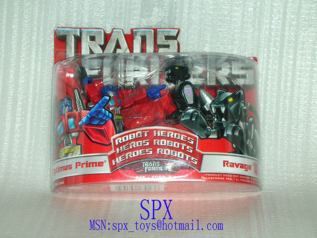 Transformers News: Robot Heroes Optimus Prime and Ravage and Rodimus and Insecticon Photos Robot Heroes Optimus Prime and Ravage