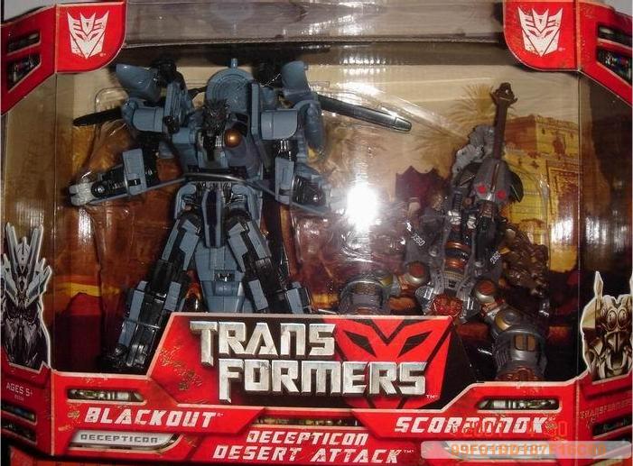 Transformers News: First Look at Movie Decepticon Desert Attack 2 Pack