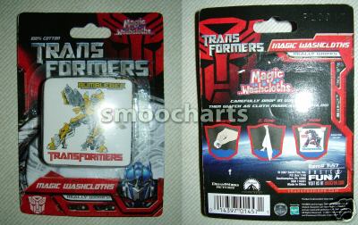 Transformers News: First Look at Transformers Movie Magic Washcloths