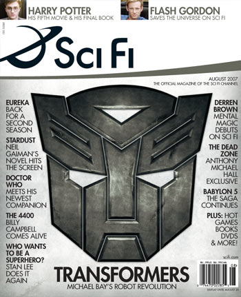 Transformers News: Transformers To Be on the Cover of Sci-Fi Magazine