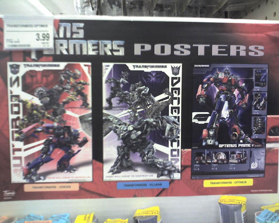Transformers News: New Movie Posters at Meijer