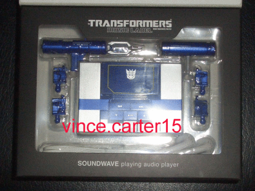 Transformers News: Music Label Soundwave In-package and Comparison Pictures