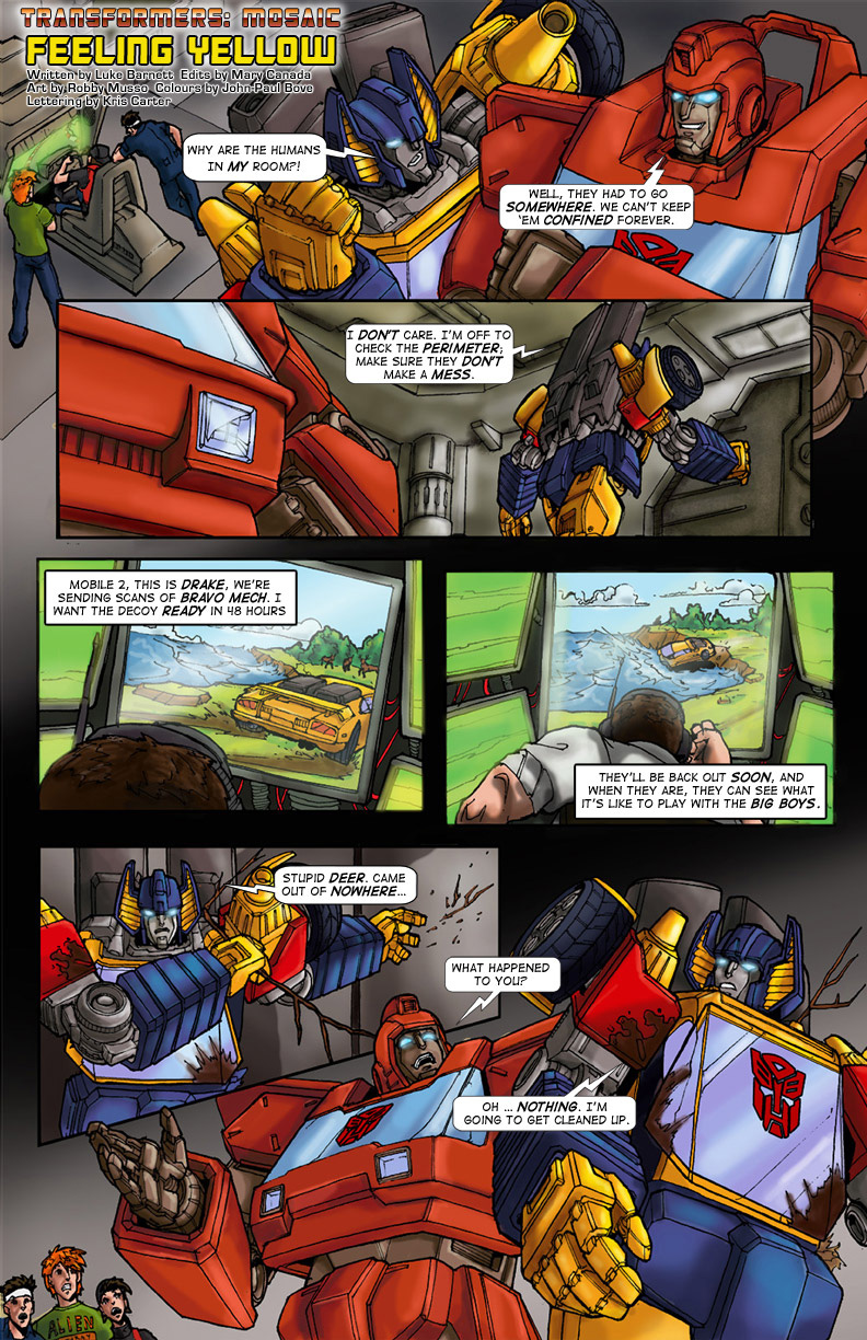 Transformers News: Transformers Mosaic: Feeling Yellow