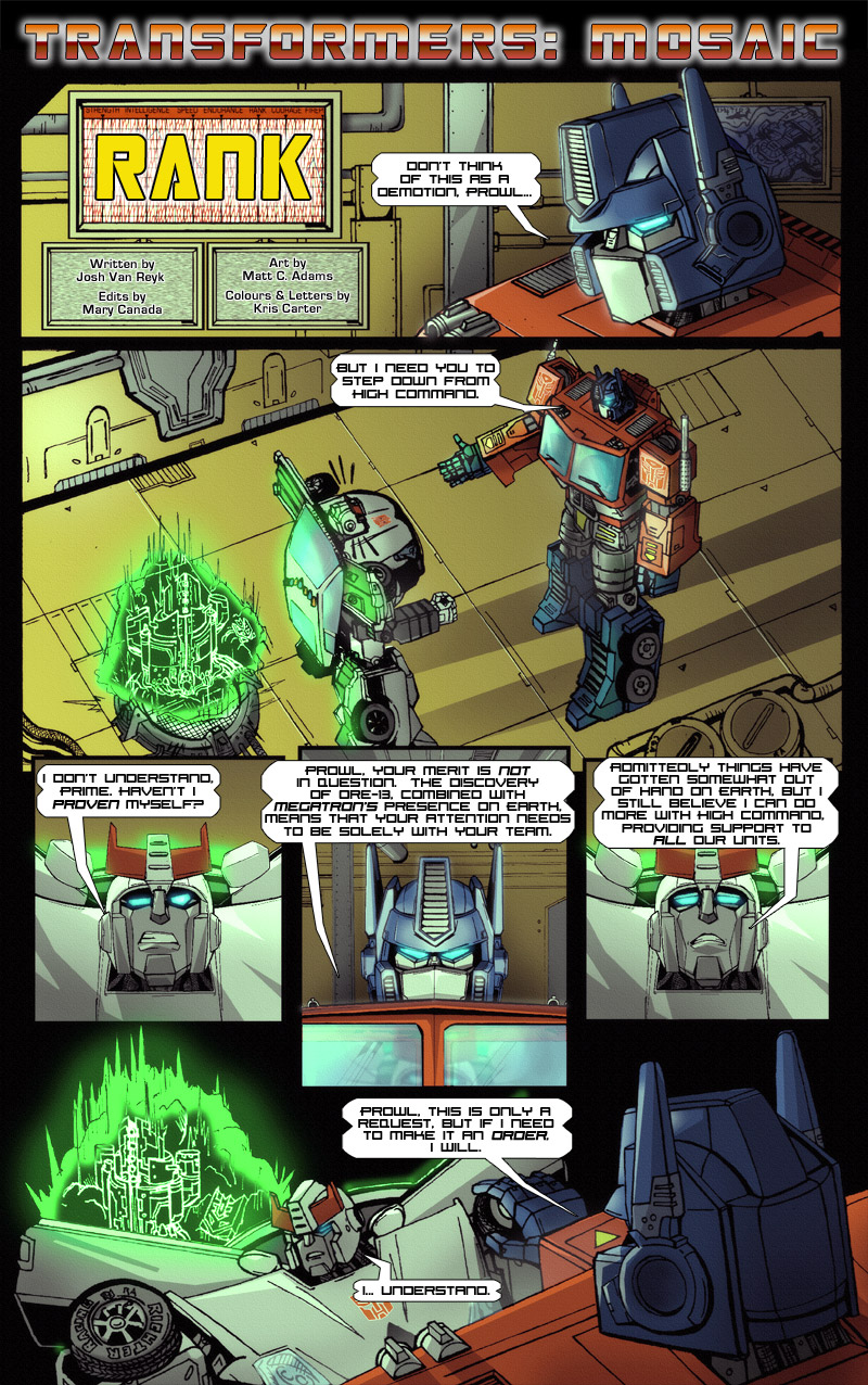 Transformers News: Transformers Mosaic: Rank