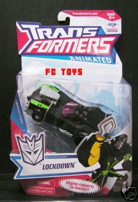 Transformers News: In Package Images of Transformers Animated Lockdown