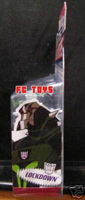 Transformers News: In Package Images of Transformers Animated Lockdown