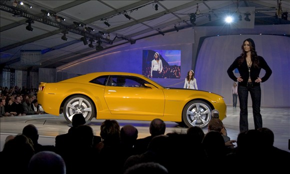 Transformers News: 'Bumblebee' Makes An Appearance At The North American Internation Auto Show GM Style Event