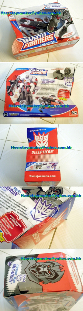 Transformers News: New In Package pics of Animated Megatron