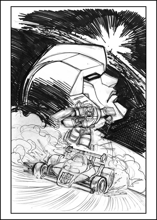 Transformers News: Spotlight: Mirage Cover Art