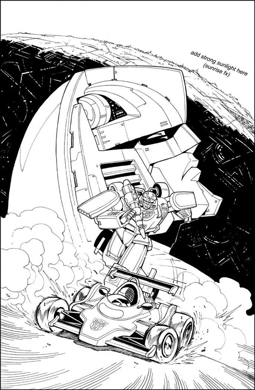 Transformers News: Spotlight: Mirage Cover Art