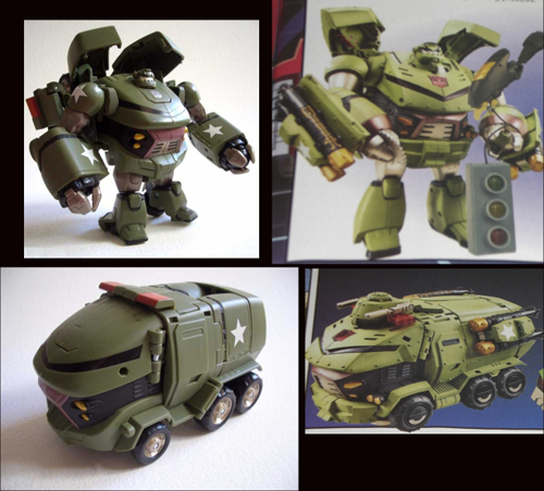 Transformers News: New Images of Animated Leader Bulkhead and Supreme Optimus Prime