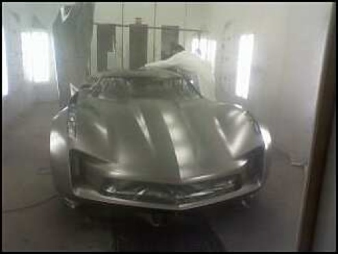 Transformers News: Better Look at Transformers 2 Corvette Concept?