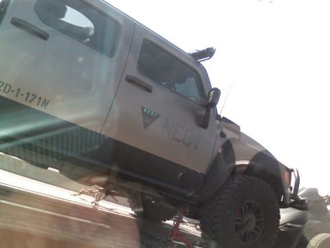 Transformers News: Transformers ROTF Hummer H3 Spotted Near Phoenix {L_IMAGE}