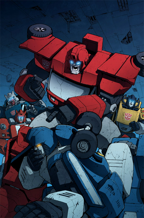 Transformers News: McCarthy reveals cover for AHM #7 {L_IMAGE}