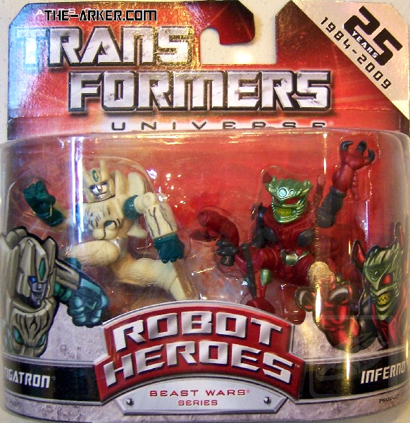 Transformers News: First look at Robot Heroes Tigatron and Inferno in-package {L_IMAGE}