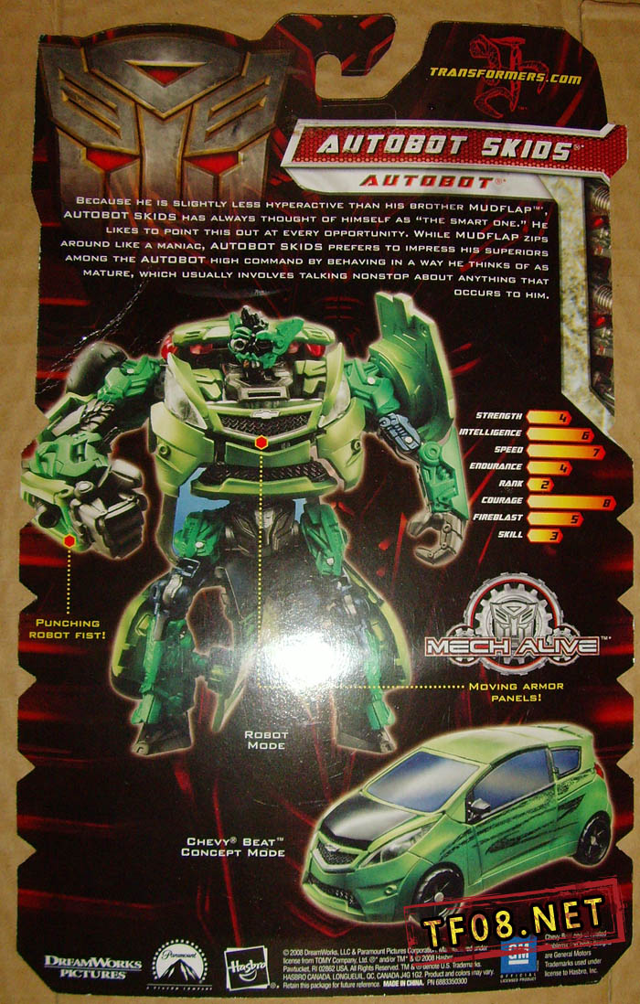 Transformers News: New Images of ROTF Skids, with Bio. New Images of ROTF Skids, with Bio.