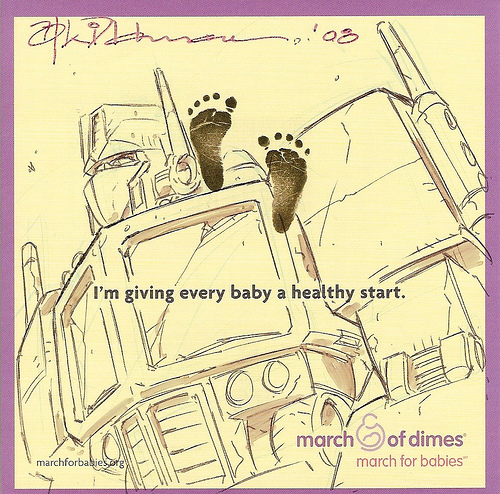 Transformers News: Optimus Prime Sketch Up For Charity Optimus Prime Sketch Up For Charity