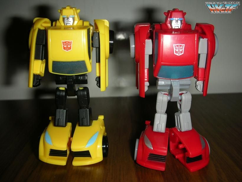 Transformers News: Comparison Images: Henkei Vs. Universe Legends Minibots Comparison Images: Henkei Vs. Universe Legends Minibots