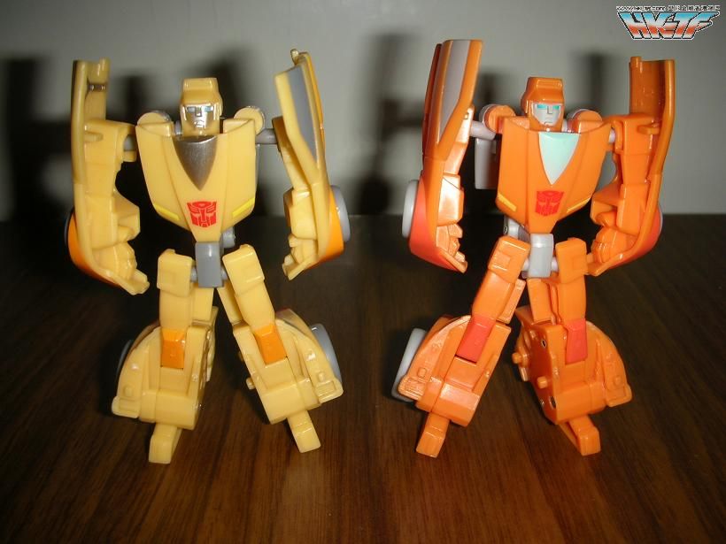 Transformers News: Comparison Images: Henkei Vs. Universe Legends Minibots Comparison Images: Henkei Vs. Universe Legends Minibots