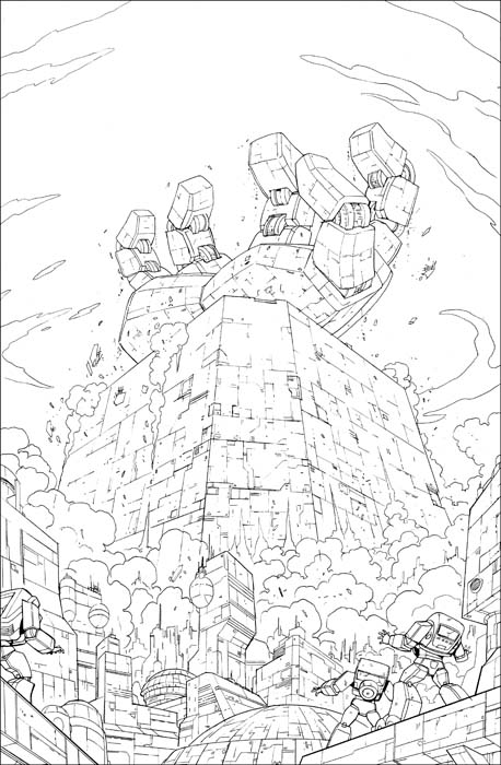 Transformers News: Guidi Variant Cover for Spotlight: Metroplex Guidi Variant Cover for Spotlight: Metroplex