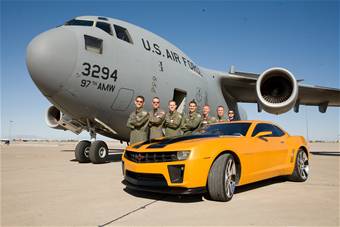 Transformers News: US Air Force Airmen become stars in Revenge of the Fallen
