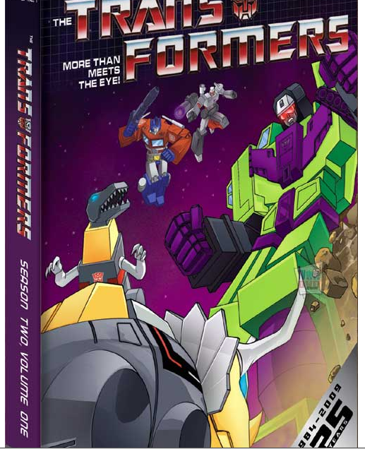 Transformers News: More Guido Guidi Art- Season 2 Volume 1 Shout! Factory DVD Cover Clean Version More Guido Guidi Art- Season 2 Shout! Factory DVD Clean Version