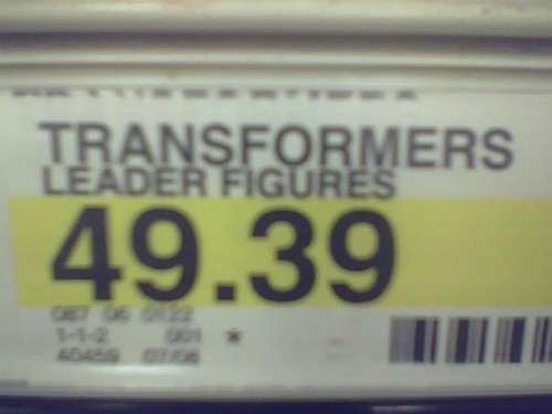 Transformers News: Price Increases at Target Price Increases at Target
