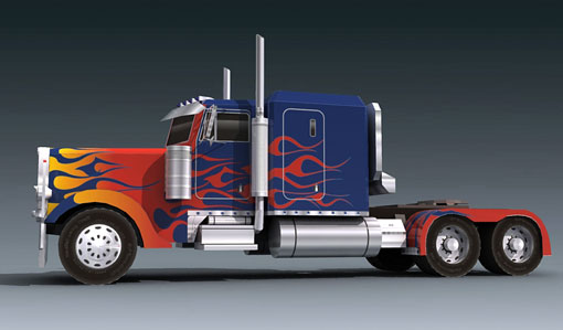 Re: Paper Replica - Optimus Prime Peterbilt Truck