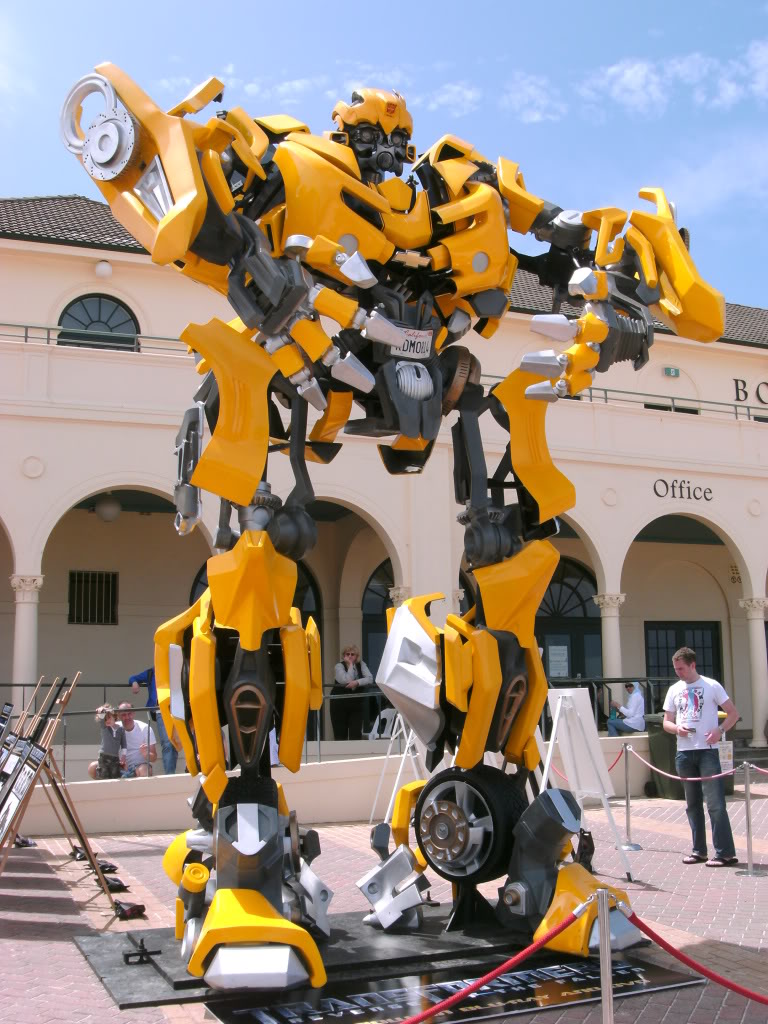 Movie Bumblebee Prop Appears in Sydney, Australia