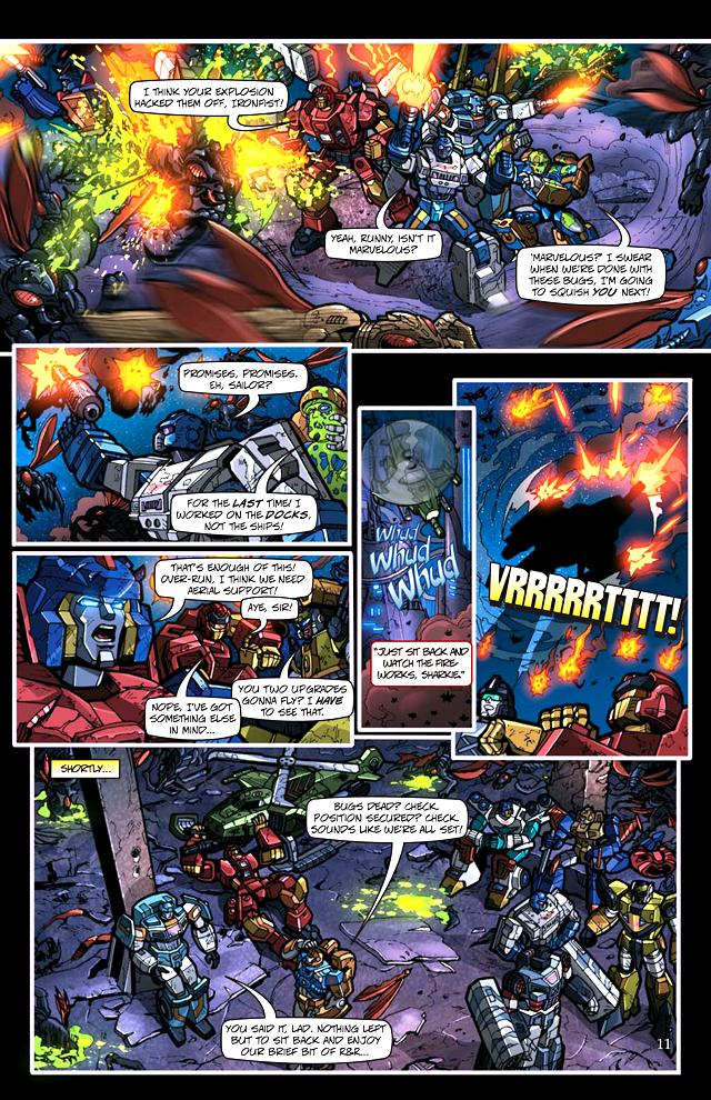 Transformers News: Transformers Collectors' Club 2010 Comic - 'The Coming Storm' Preview Image