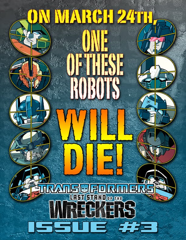 Transformers News: Last Stand of the Wreckers #3 Teaser Image