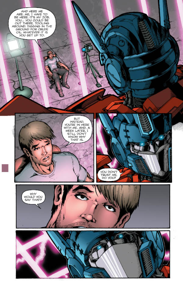 Transformers News: Transformers: Ongoing #5 - Four-Page Preview Image