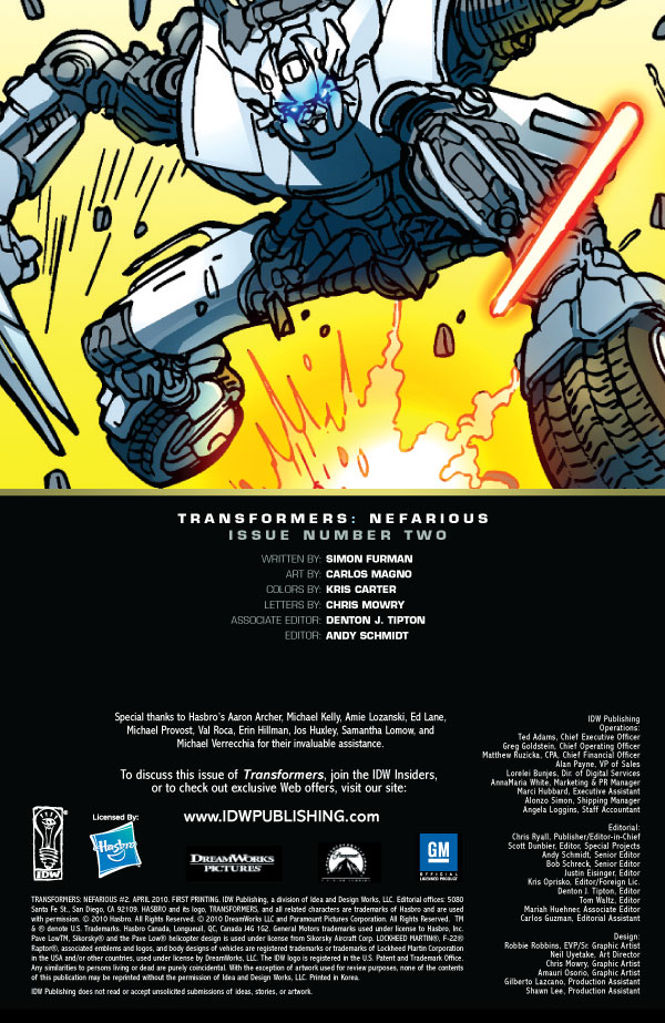 Transformers News: Transformers: Nefarious #2 - Five Page Preview Image