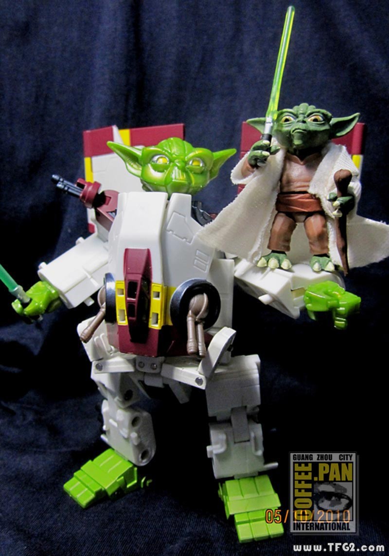 Transformers News: Toy Images of Star Wars Transformers Crossovers - Captain Rex & Yoda Image