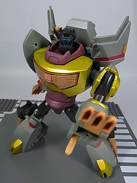 Transformers News: Toy Images of Takara Transformers Animated Grimlock Image