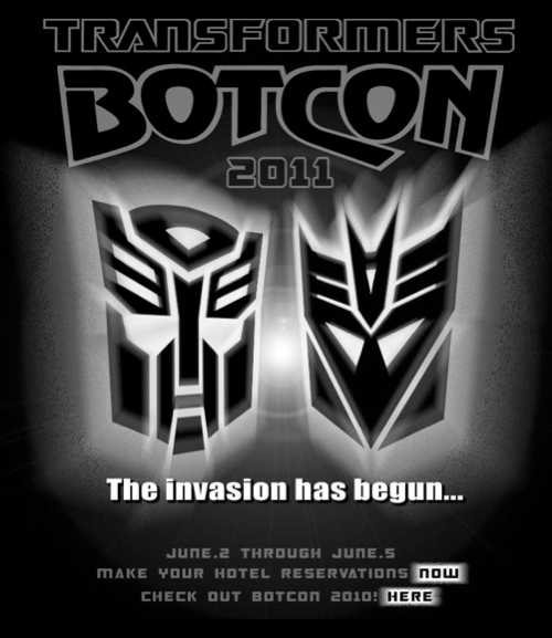 Transformers News: Botcon 2011- First Block of Rooms Already Sold Out! Image