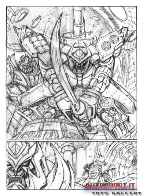 Transformers News: Comic Preview of MP-M01 Masterpiece - Movie Edition Starscream Image