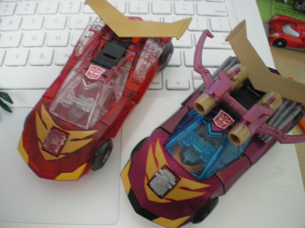 Transformers News: New Images of Takara Animated Rodimus and Waspinator Image