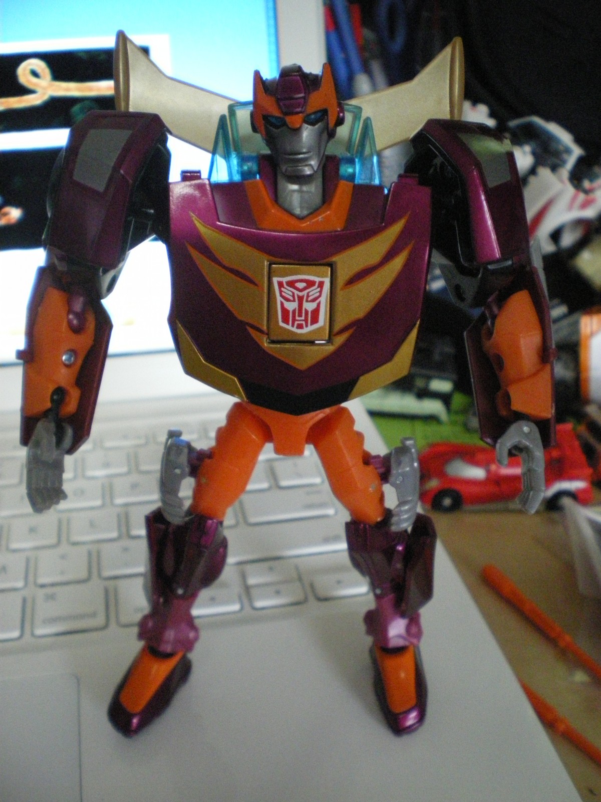 Transformers News: New Images of Takara Animated Rodimus and Waspinator Image