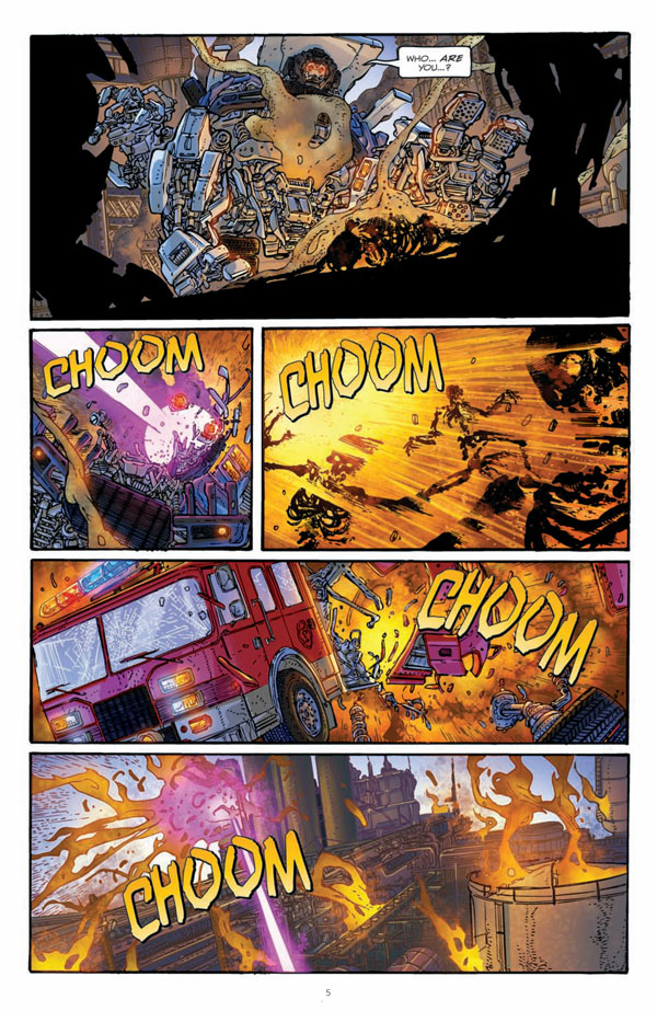 Transformers News: Transformers: Rising Storm Five-Page Preview Image