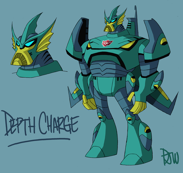 Transformers News: Animated Depth Charge Character Design Revealed Image