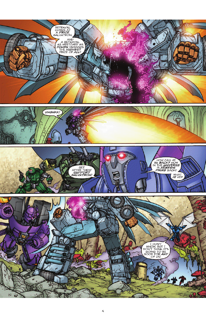 Transformers News: Transformers: Heart of Darkness #4 Seven Page Preview Image