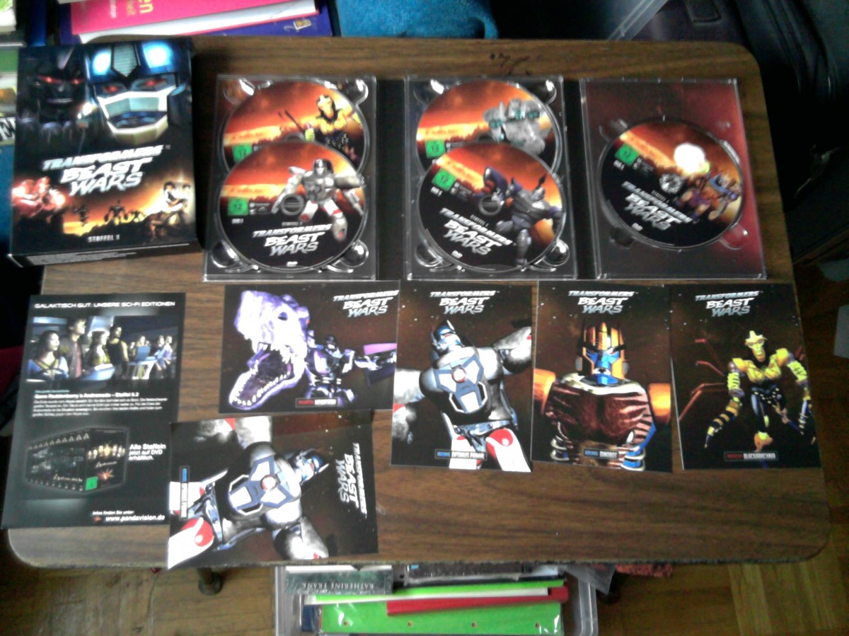 Transformers News: Review of German Beast Wars DVD box Image