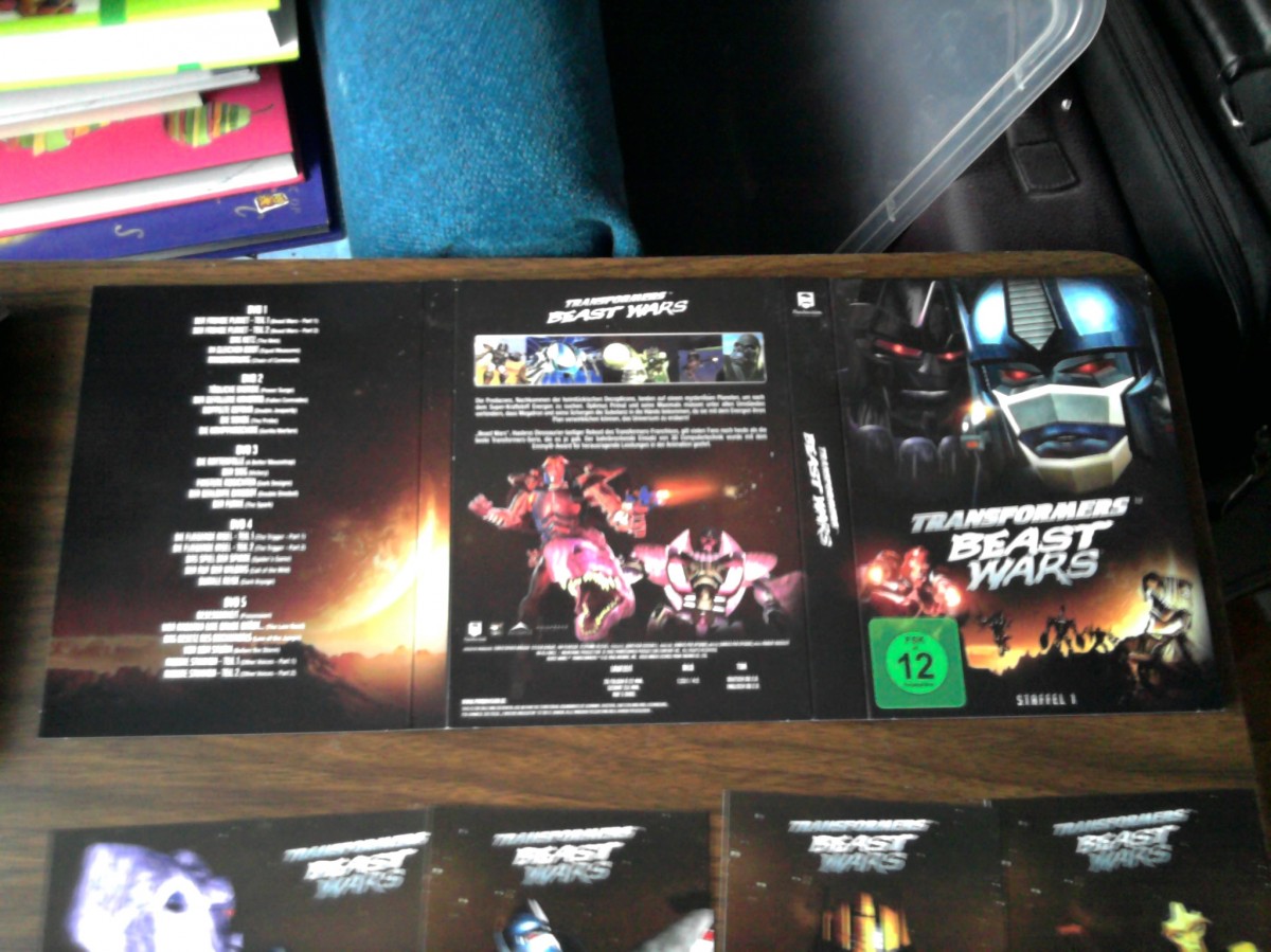 Transformers News: Review of German Beast Wars DVD box Image